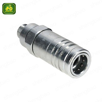 ইঞ্জিনের যন্ত্রাংশ RE73041 RE219421 RE255758 ট্র্যাক্টরের জন্য হাইড্রোলিক দ্রুত সংযোগ সংযোজক